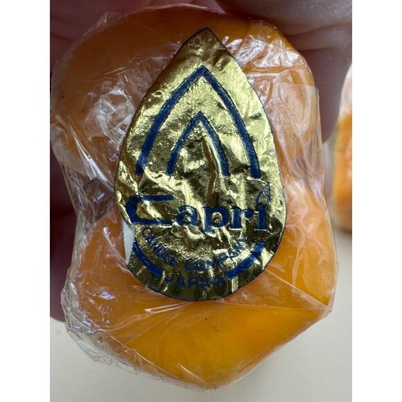 Vintage 1965 Capri Thanksgiving Decor Candles NIB Native American Indian - Picture 2 of 11